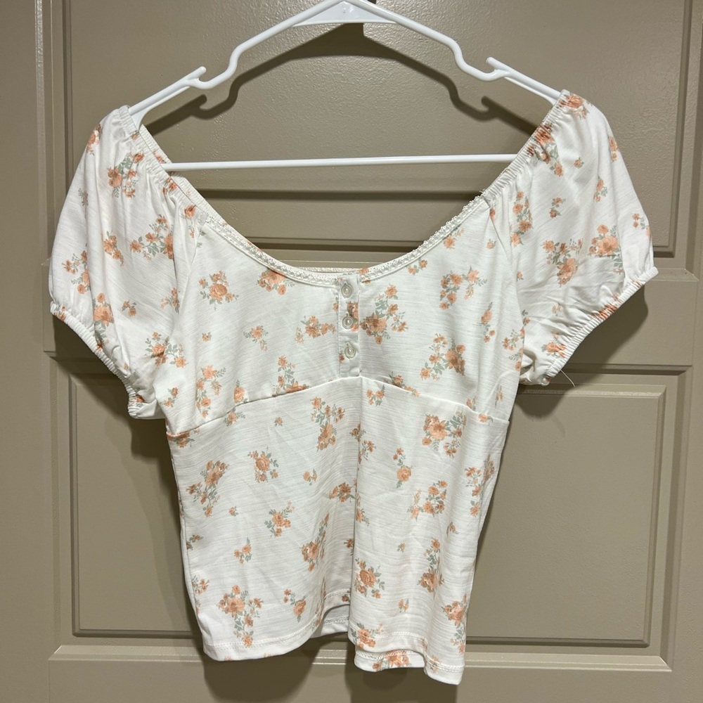 Floral crop top